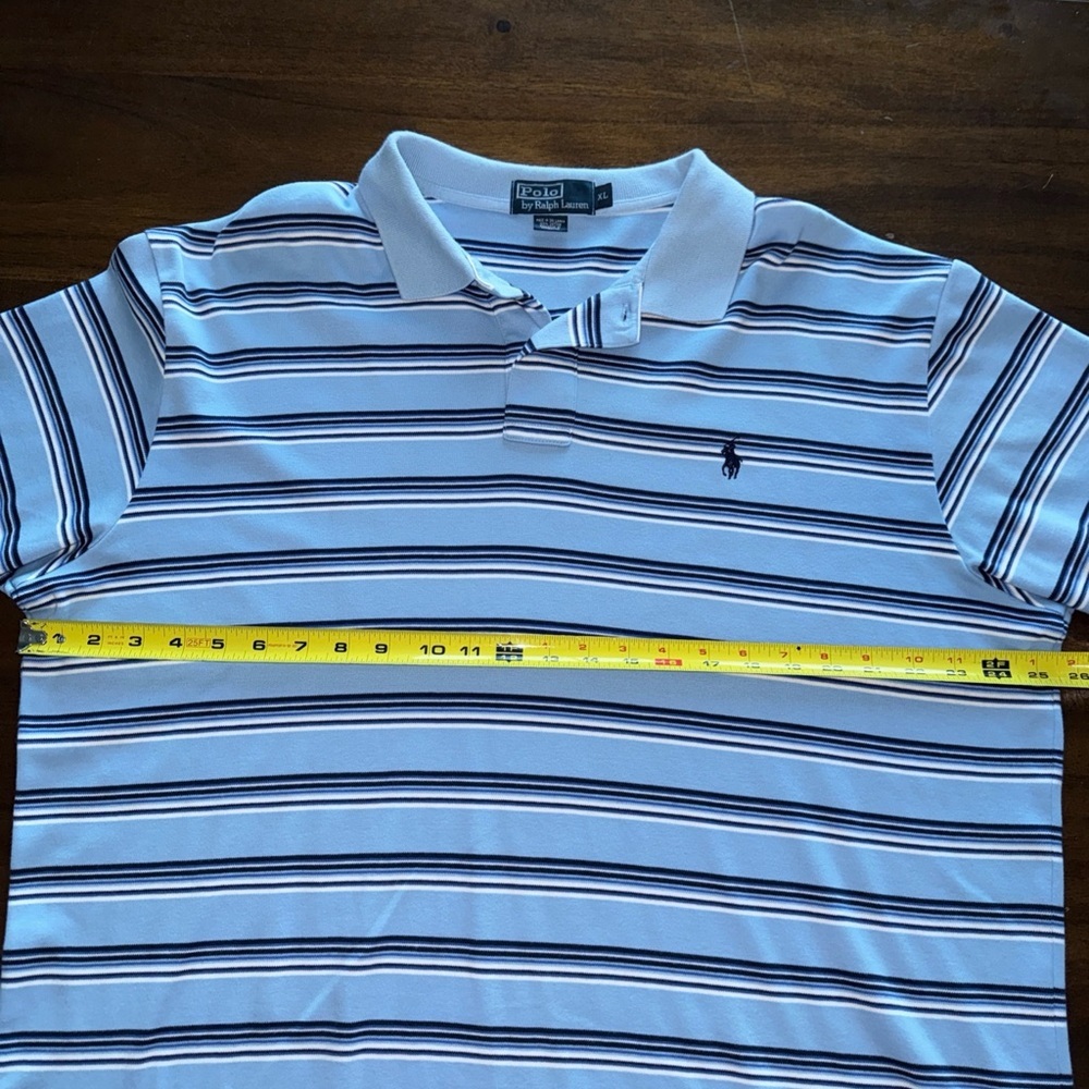 Polo Ralph Lauren S/S Polo Shirts Mens XL Lot of 3 Red Blue Striped Golf Cotton - Picture 15 of 15
